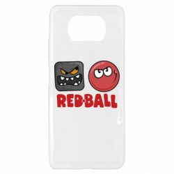 Чохол для Xiaomi Poco X3 Red ball 4 - PrintSalon