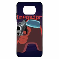 Чохол для Xiaomi Poco X3 Red With A Gun - PrintSalon