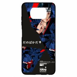 Чохол для Xiaomi Poco X3 shattered Itachi art - PrintSalon