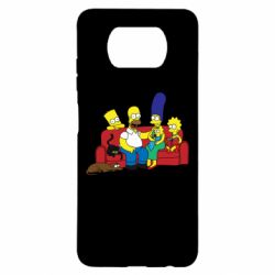 Чехол для Xiaomi Poco X3 Simpsons At Home - PrintSalon