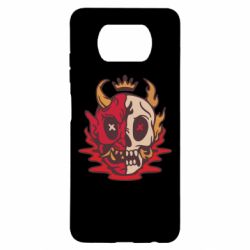 Чехол для Xiaomi Poco X3 Skull face - PrintSalon
