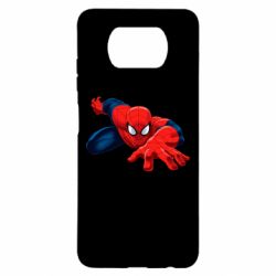 Чехол для Xiaomi Poco X3 Spiderman and jump - PrintSalon