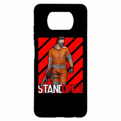 Чехол для Xiaomi Poco X3 Standoff 2 Red Logo - PrintSalon