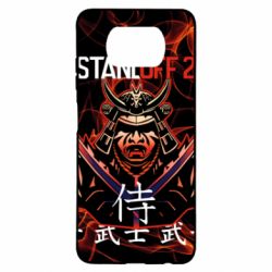 Чехол для Xiaomi Poco X3 Standoff Samurai And Fire - PrintSalon