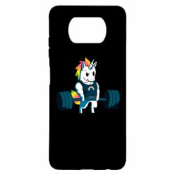 Чехол для Xiaomi Poco X3 The unicorn is rocking - PrintSalon