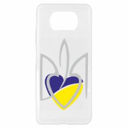 Чехол для Xiaomi Poco X3 Ukrainian heart - PrintSalon