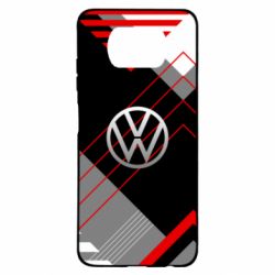 Чехол для Xiaomi Poco X3 Volkswagen logo and abstraction - PrintSalon