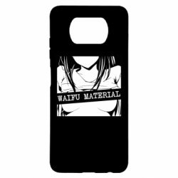 Чохол для Xiaomi Poco X3 Waifu Material - PrintSalon