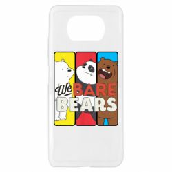Чехол для Xiaomi Poco X3 We bare bears collage - PrintSalon