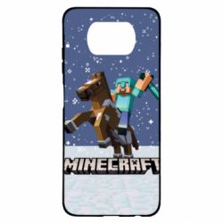 Чохол для Xiaomi Poco X3 Зимовий Майнкрафт - PrintSalon