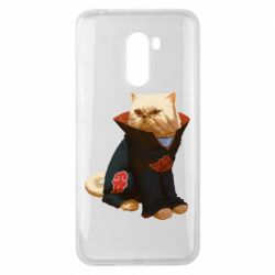 Чехол для Xiaomi Pocophone F1 Akatsuki angry cat - PrintSalon