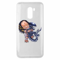 Чехол для Xiaomi Pocophone F1 Alien vs Predator - PrintSalon