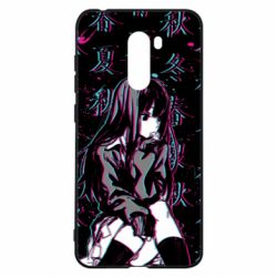Чохол для Xiaomi Pocophone F1 Anime Girl Glitch - PrintSalon