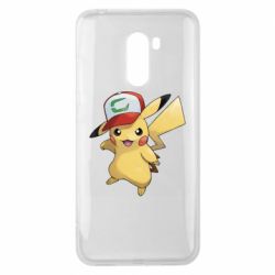 Чехол для Xiaomi Pocophone F1 Ash's hat Pikachu - PrintSalon