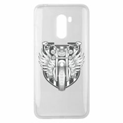 Чехол для Xiaomi Pocophone F1 Bike Shield Art - PrintSalon