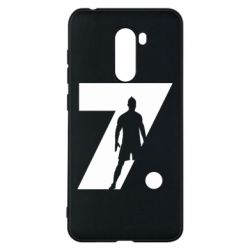 Чехол для Xiaomi Pocophone F1 Cristiano Ronaldo Silhouette Art - PrintSalon