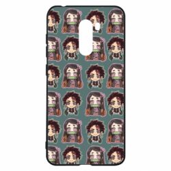 Чехол для Xiaomi Pocophone F1 Cute Tanjiro with Nezuko - PrintSalon