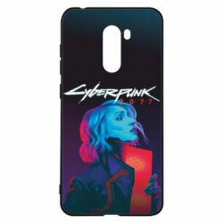 Чохол для Xiaomi Pocophone F1 Cyberpunk Girl Portrait - PrintSalon