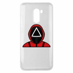 Чехол для Xiaomi Pocophone F1 Игра в кальмара Soldier - PrintSalon