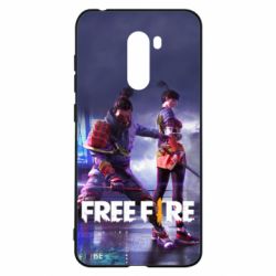 Чехол для Xiaomi Pocophone F1 Garena Free Fire Samurai Team - PrintSalon