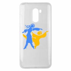 Чехол для Xiaomi Pocophone F1 Гопак. Девушка и парень - PrintSalon