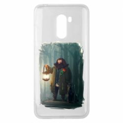 Чехол для Xiaomi Pocophone F1 Хагрид в лесу - PrintSalon