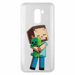 Чохол для Xiaomi Pocophone F1 Heroes from Minecraft - PrintSalon