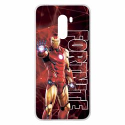 Чехол для Xiaomi Pocophone F1 Iron Man Fortnite - PrintSalon