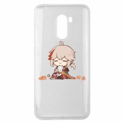 Чохол для Xiaomi Pocophone F1 Кадзуха з котом - PrintSalon