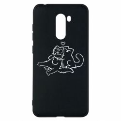 Чехол для Xiaomi Pocophone F1 Кот Саймона Любовь - PrintSalon