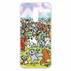 Чохол для Xiaomi Pocophone F1 Коти танцюють - PrintSalon