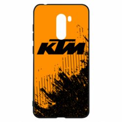 Чехол для Xiaomi Pocophone F1 KTM and grunge background - PrintSalon