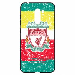 Чохол для Xiaomi Pocophone F1 Liverpool and logo colors - PrintSalon