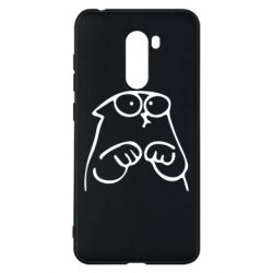 Чехол для Xiaomi Pocophone F1 Милый Кот Саймона - PrintSalon