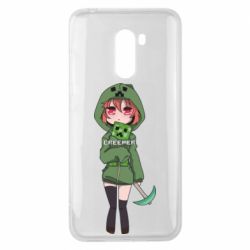 Чехол для Xiaomi Pocophone F1 Minecraft anime - PrintSalon