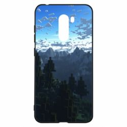 Чехол для Xiaomi Pocophone F1 Minecraft nature - PrintSalon