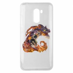 Чехол для Xiaomi Pocophone F1 Natsu with a dragon - PrintSalon