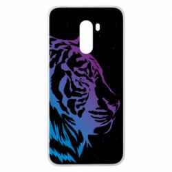 Чохол для Xiaomi Pocophone F1 Neon Tiger - PrintSalon