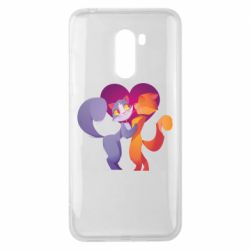 Чохол для Xiaomi Pocophone F1 Парочка. Котики - PrintSalon