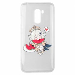 Чохол для Xiaomi Pocophone F1 Паймон з кавуном - PrintSalon