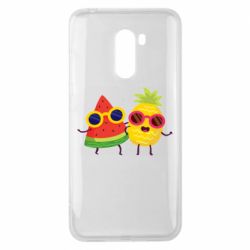 Чехол для Xiaomi Pocophone F1 Pineapple with watermelon - PrintSalon