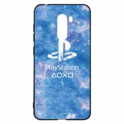 Чохол для Xiaomi Pocophone F1 Playstation on tai dai background - PrintSalon