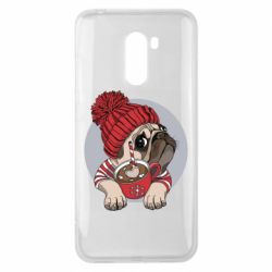 Чехол для Xiaomi Pocophone F1 Pug And Coffee - PrintSalon