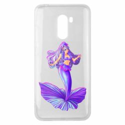 Чехол для Xiaomi Pocophone F1 Purple Mermaid Barbie - PrintSalon
