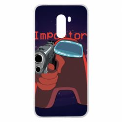 Чохол для Xiaomi Pocophone F1 Red With A Gun - PrintSalon