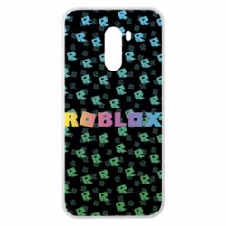 Чехол для Xiaomi Pocophone F1 Roblox And Logo 3D - PrintSalon
