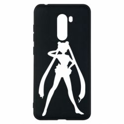 Чохол для Xiaomi Pocophone F1 Sailor Moon silhouette - PrintSalon