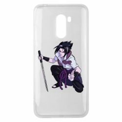 Чехол для Xiaomi Pocophone F1 Sasuke with katana - PrintSalon