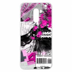 Чехол для Xiaomi Pocophone F1 Satoru gojo collage - PrintSalon