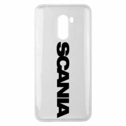 Чехол для Xiaomi Pocophone F1 Scania truck - PrintSalon